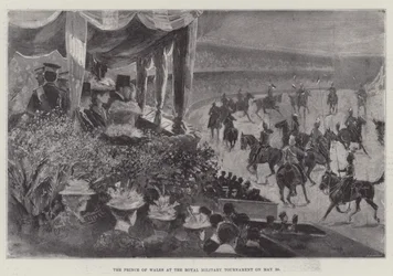 Der Prinz von Wales beim Royal Military Tournament am 29. Mai